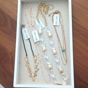 Necklace 4pc. Bundle.  New with tags.  Ethel & Myrtle